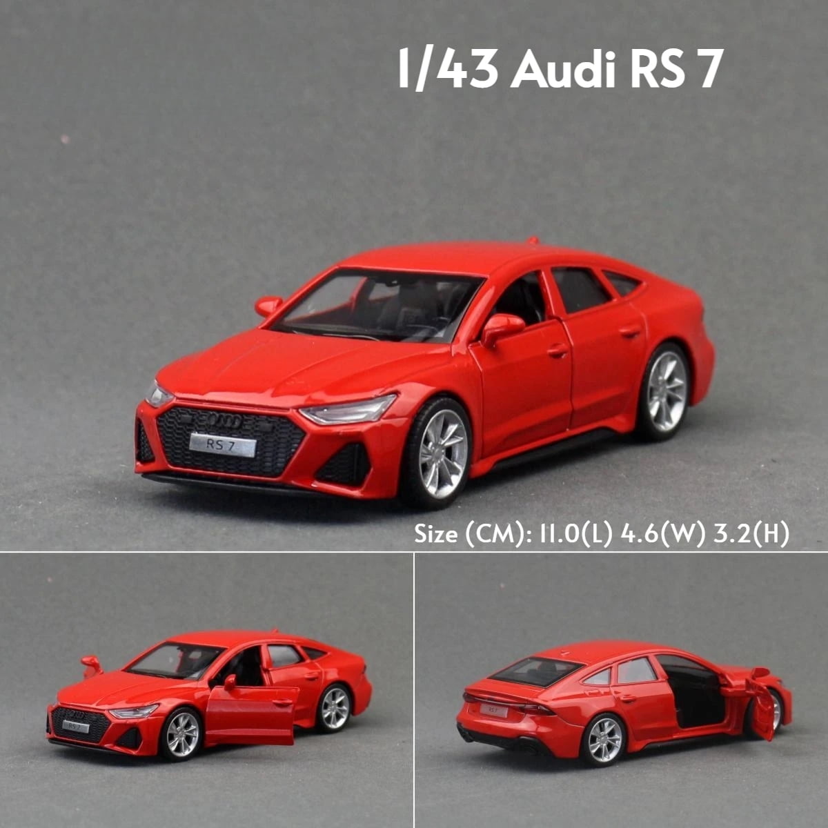1/43 Audi RS7 R8 RS5 Q7 Volkswagen T1 Bus Beetle Toy Car Model Diecast ...