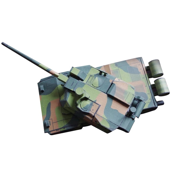 1/43 Exquisite French Leclerc Main Battle Tank Paper Model Detailed DIY Kit for Military Collectors and Enthusiasts APPLAYERR Spare Part