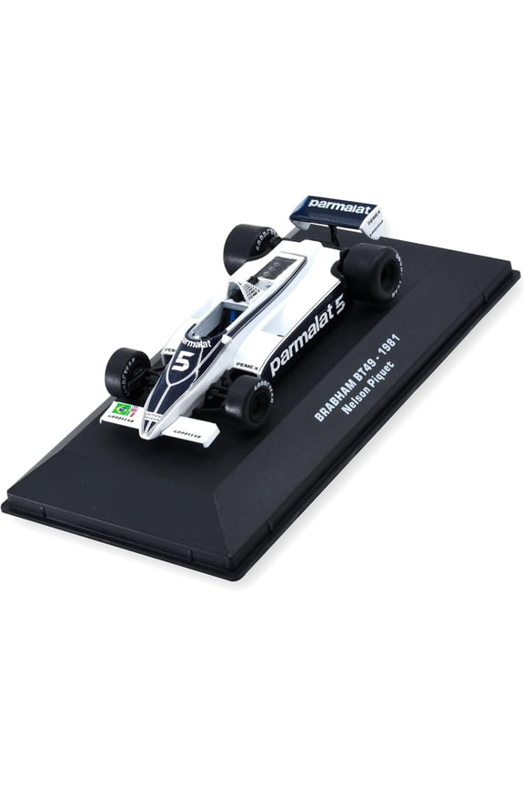 1:43 F1 Team BT49-1981 Collection Formula 1 Race 5# Model Inspired by Nelson Piquet Diecast Collectible Model