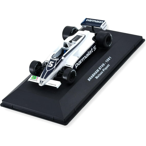 1:43 F1 Team BT49-1981 Collection Formula 1 Race 5# Model Inspired by Nelson Piquet Diecast Collectible Model