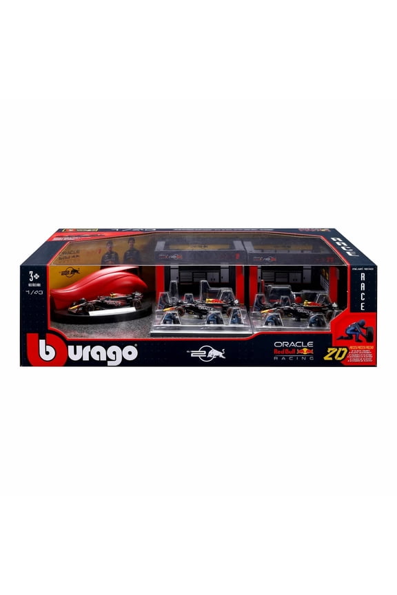 1:43 Formula 1 Deluxe Paddock Set - Redbull