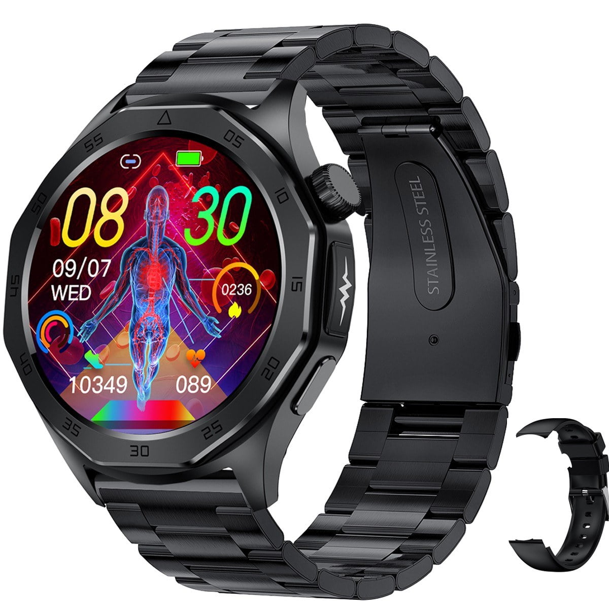 1.43-Inch Smart Watch with Health Monitoring IP68 Waterproof