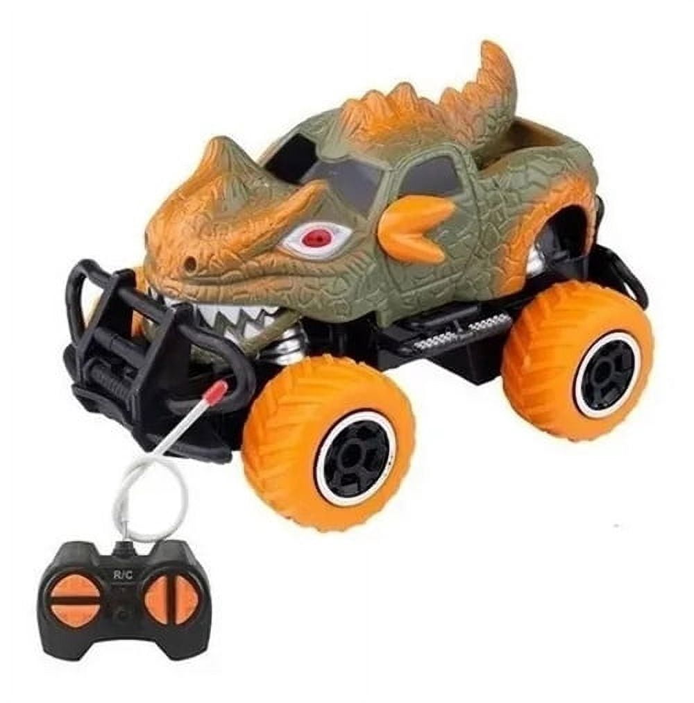 1：43 Novelty Dinosaur Remote Control Cart Four way wireless remote control off-road vehicle toy christmas birthday gift for children aged 3-12