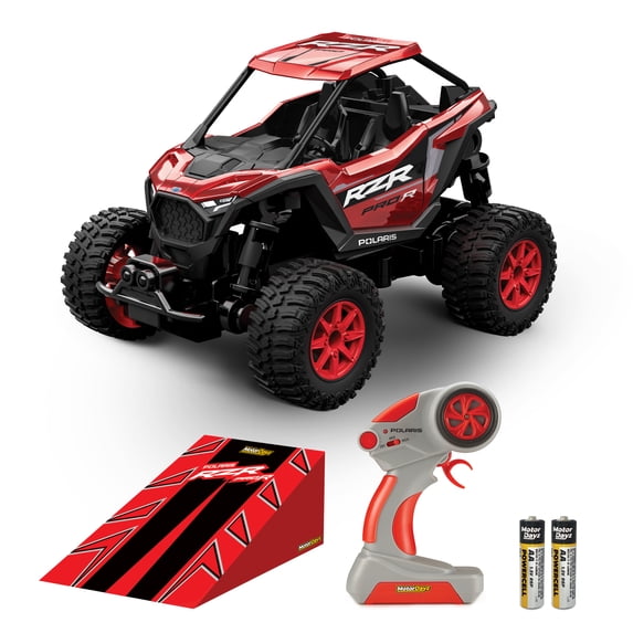 MotorDayz (1:43) Remote Control Polaris RZR, Red, R8-43A72U1-RD, Child
