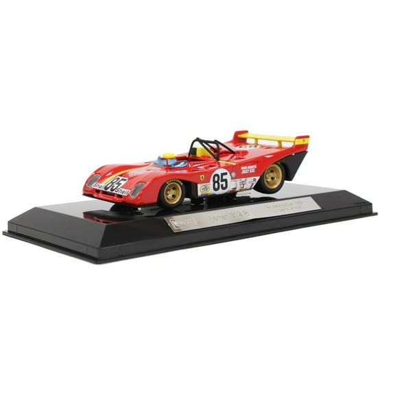 Bburago Ferrari Racing 312 P 1972 Super Car - 1:43 Scale - Incredibly Detailed Die-Cast Replica Collectible Model Vehicle