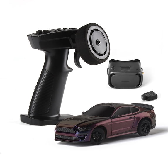 1/43 Scale 2.4G Full-Proportional RC Drift Car, 4WD RTR Remote Control ...