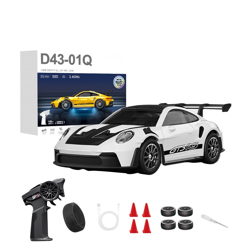 TOUCAN RC HOBBY Hoge snelheid 2,4 G mini RC drift car 1:43 racevoertuigen 4WD klaar voor het rijden mini-auto speelgoed model radio batterij lichten