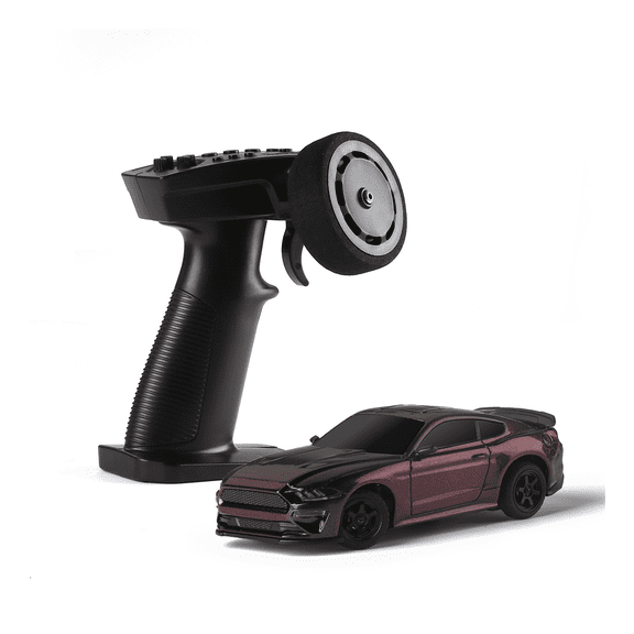 1/43 Scale FPV RC Drift Car with DVR Recording, 2.4G 4WD Drift Racing Car with Independent Suspension, LED Lights & 4.3 Inch HD FPV Headset for Enthusiasts