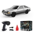 thumbnail image 1 of 1/43 Scale High-Speed RC Drift Car with Gyro, 2.4G 4WD Full Proportional Control RC Sport Car with LED Lights, Indoor Racing Gift for Teens & Adults, 1 of 7