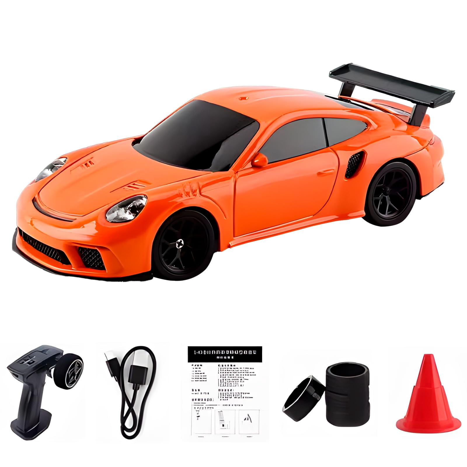 1:43 Scale Mini 4WD Drift RC Car High Speed Professional Racing Vehicle,Wireless Remote Control Toy for Boys, Kids Gift Race Car