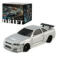 thumbnail image 1 of 1/43 Scale Mini RC Drift Car, 2.4G 4WD Full Proportional Remote Control Sport Racing Car with 15KM/H High Speed & LED Lights, RC Electric Vehicle Toys for Adults, 1 of 9