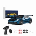 thumbnail image 1 of 1/43 Scale Mini RC Drift Car, 2.4GHz 4WD Full Proportiona Stunt Remote Control Car with 360° Rotation, 20km/h High Speed, USB Rechargeable Vehicle Toy Model with Spare Tires & LED Light for Adults, 1 of 7