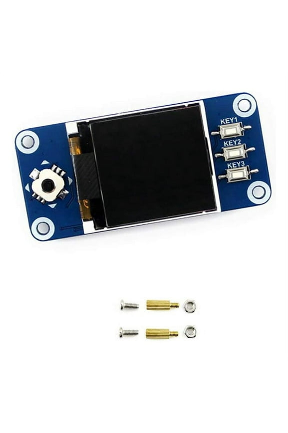 1.44 Inch LCD Display HAT for Raspberry Pi 2B/3B/3B+/Zero/Zero W 128X128 Pixels SPI Interface LED Backlight 3.3V