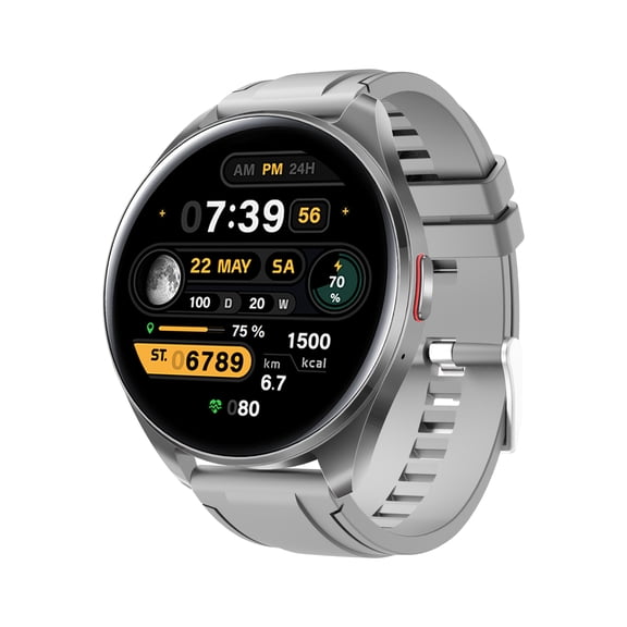1.45" HD Smart Watch, Bluetooth Calling (Answer/Make/Reject), 100+ Sports Modes, Sleep Monitor, Pedometer, Games/Weather/Calculator, Compatible with Android iOS, Gift for Men Women