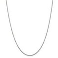 thumbnail image 1 of 1.45 mm x 18 in. 14K White Gold Solid Diamond-Cut Cable Chain, 1 of 1