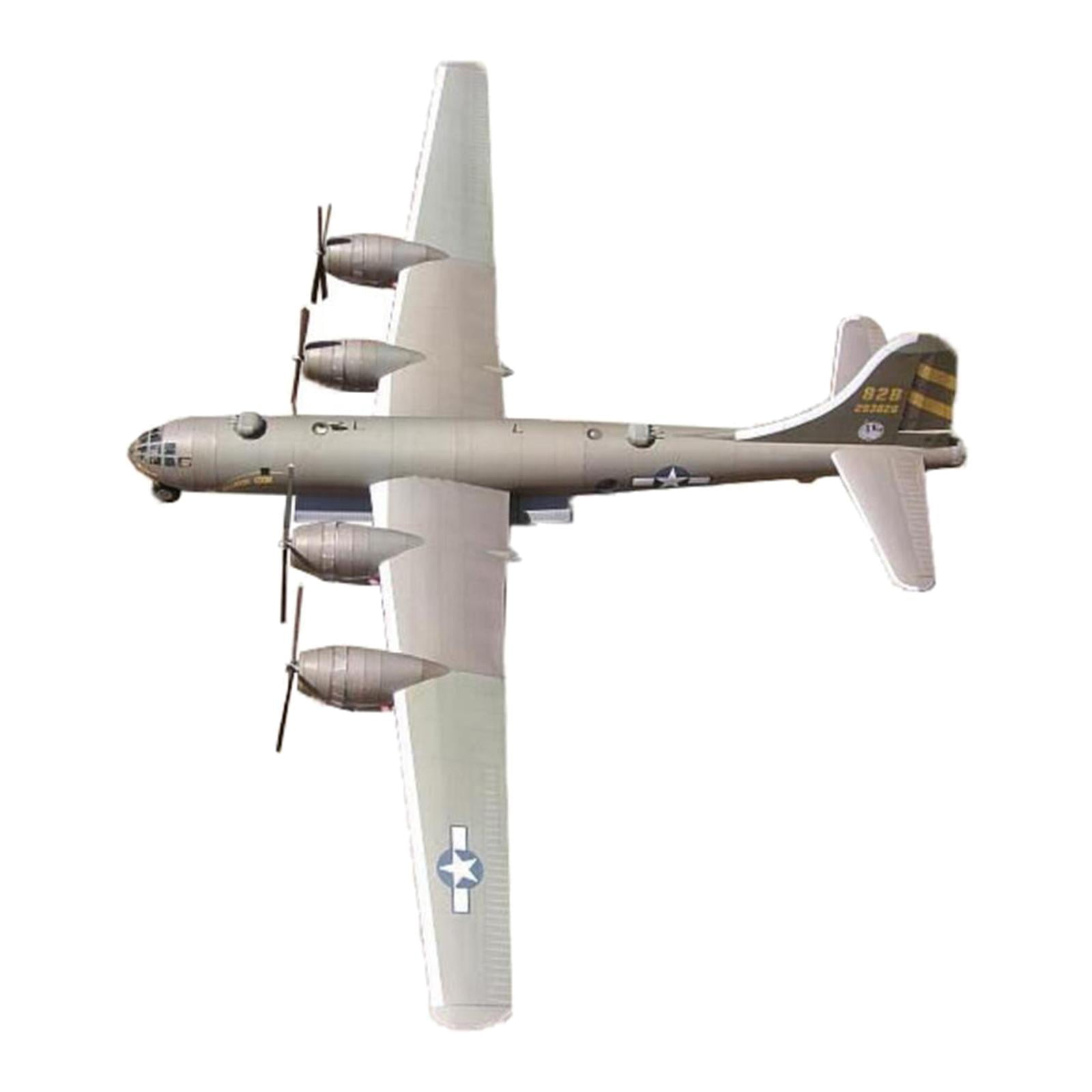 1:48 3D Paper Model Toy B-29 Super Airplane Toy Handmade Paper ...
