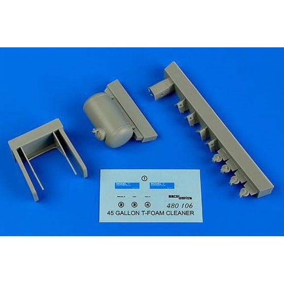 1/48 45 Gallon Model T-Foam Cleaner w/Photo-Etch, Decals, Hose & Wire