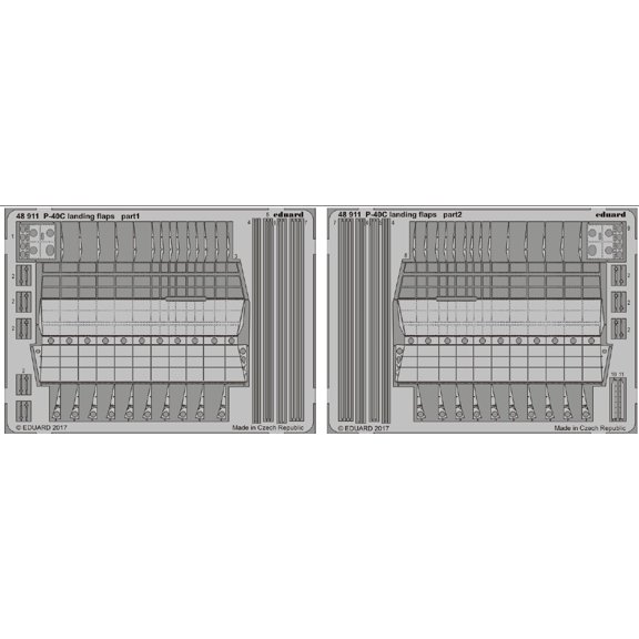 1/48 Aircraft- P40C Landing Flaps for BOM