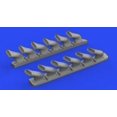 thumbnail image 1 of 1/48 Aircraft- Spitfire Mk V Six-Stacks Exhaust Fishtail for EDU (Resin), 1 of 1
