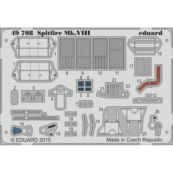 1/48 Aircraft- Spitfire Mk VIII for EDU (Painted)