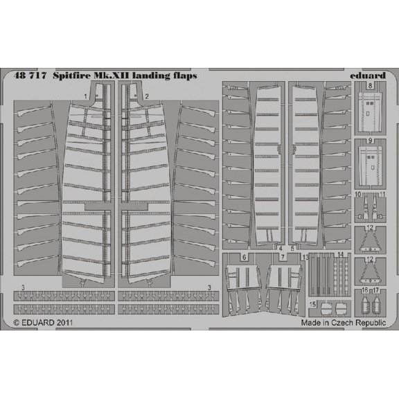 1/48 Aircraft- Spitfire Mk XII Landing Flaps for ARX