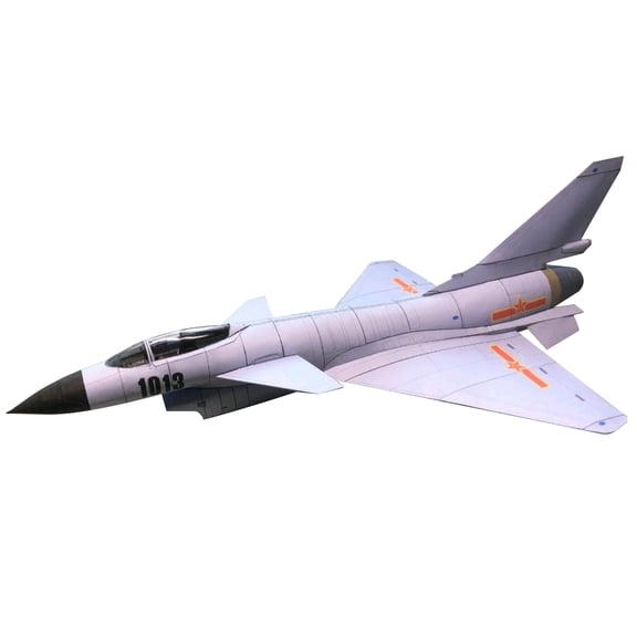 1/48 China J-10A Fighter Paper Model DIY Kit for Aviation Collectibles Enthusiasts, Accurate Scale Model TAPDRA Accessories