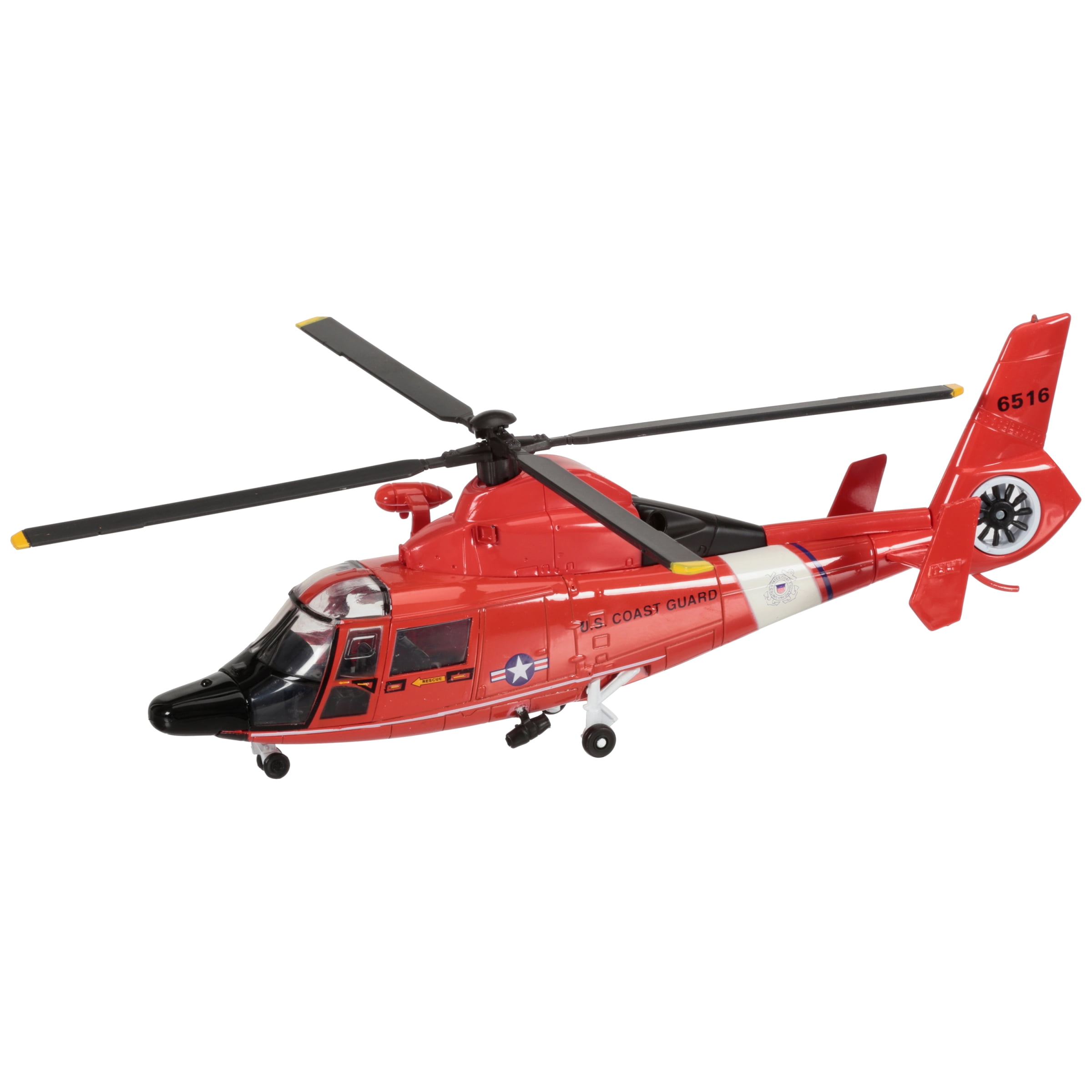 Eurocopter Dauphin HH-65C Helicopter Diecast Model 1/48 Red