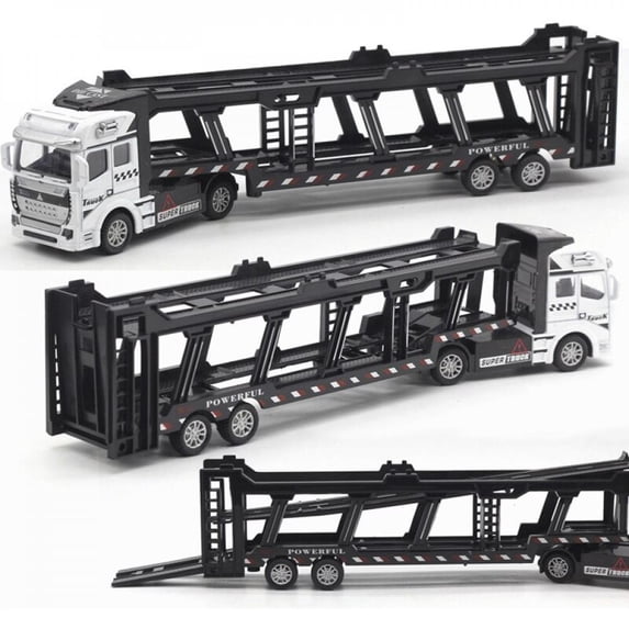 1:48 Large Alloy Transporter Super Truck Pull Back Toy Car Model Model Auto Kids Gift