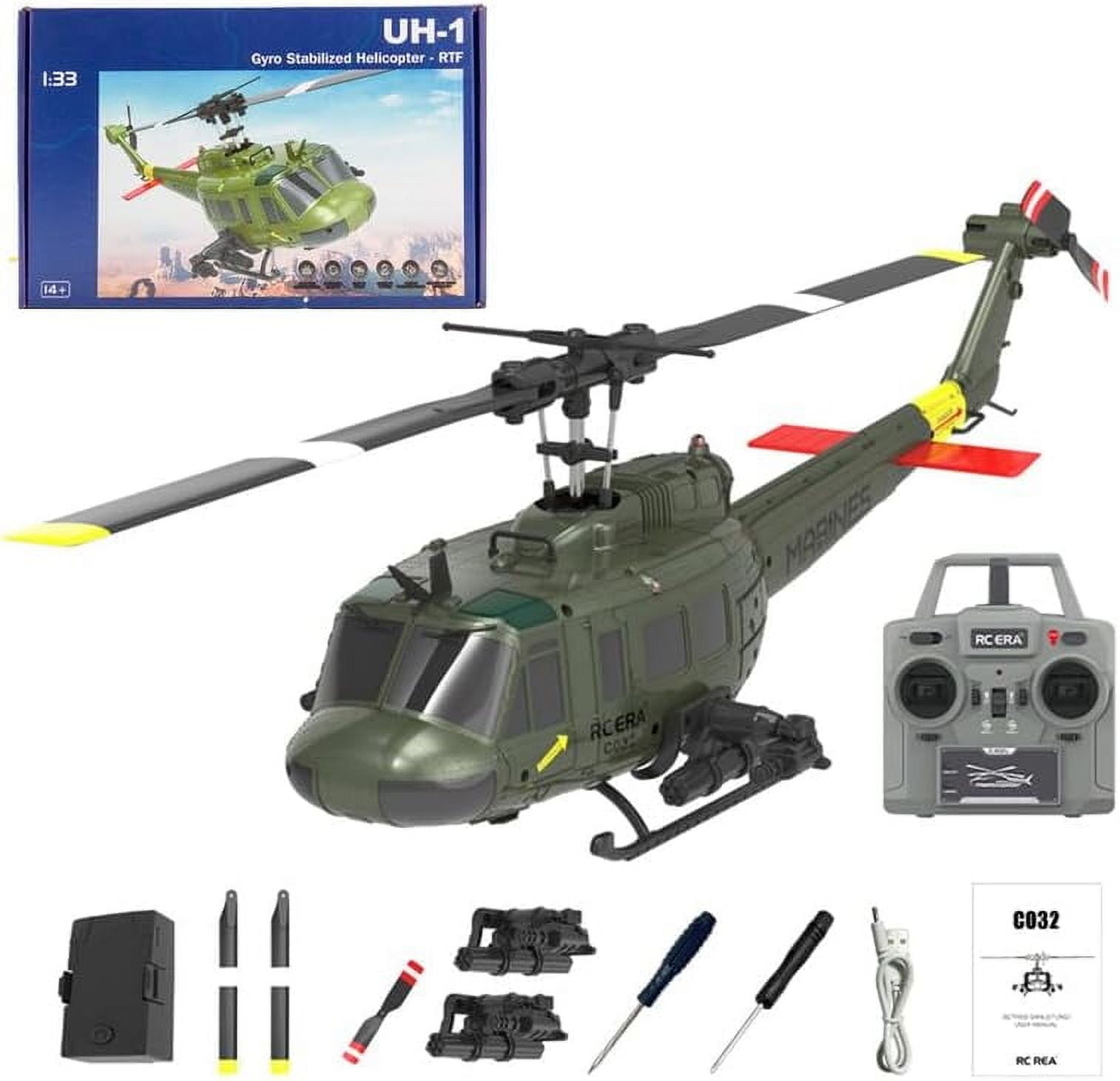RC ERA C032 Huey UH-1 Seitenflügel Ersatzteil - Blau
