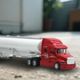 thumbnail image 1 of 1:48 Scale Alloy Semi Truck with Sound & Light - Die-Cast Heavy Hauler Container Truck Model, 32cm Detachable Cargo & Display Stand, Collector Gift (Color as Picture), 1 of 4