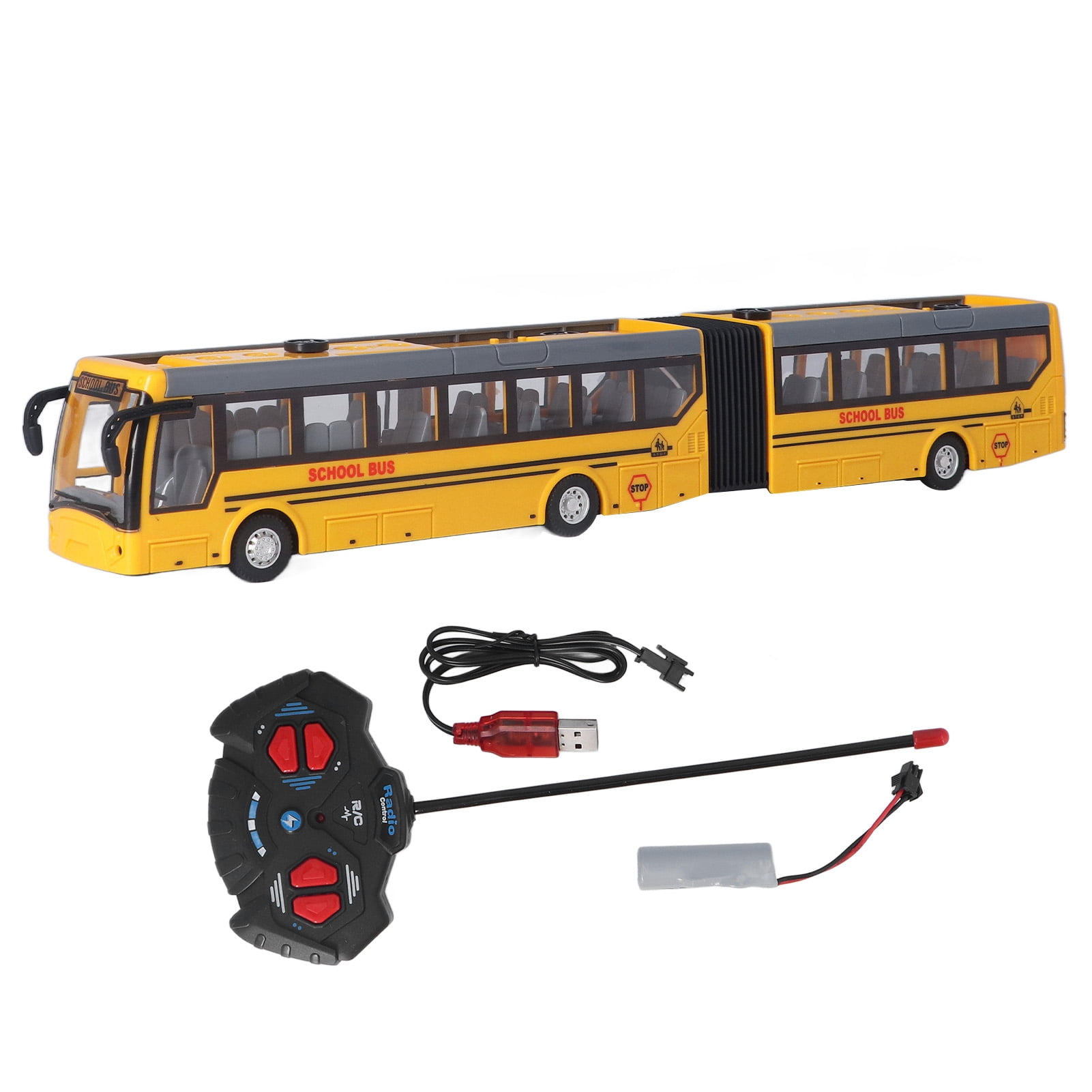 1: 48 Scale RC School Bus Toy With Remote Control Forward/Backward ...