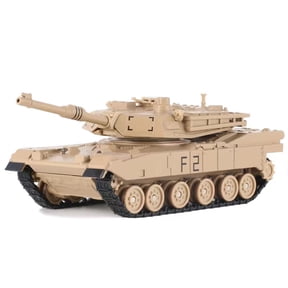 1/48 Scale US M1A2 Abrams Main Battle Tank Model Plastic Fighter Military Model Diecast Tank Model for Collection Moveable