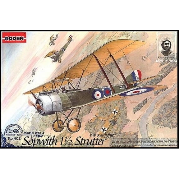 1/48 Sopwith 1-1/2 Strutter WWI British BiPlane Fighter