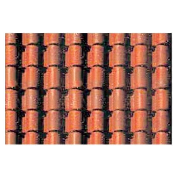 1:48 Spanish Tile Sheet, 7.5"x12" (2) Multi-Colored