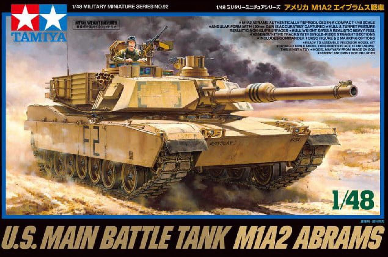 1/48 US M1A2 Abrams Main Battle Tank