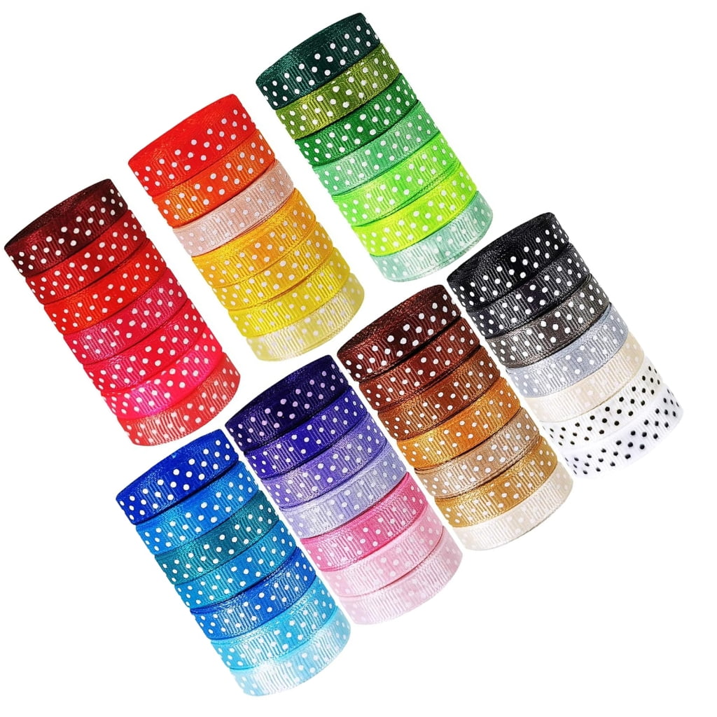 1. 49-Color Silk Ribbon Set for Handcrafted Bows, Hair Accessories ...