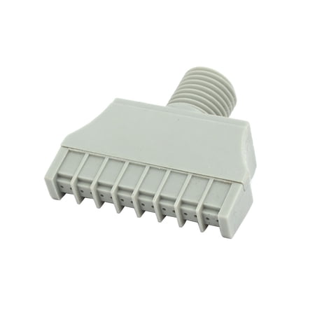 Uxcell 1/4BSP Male Thread 40mm Width ABS Air Blow Off Nozzle Gray