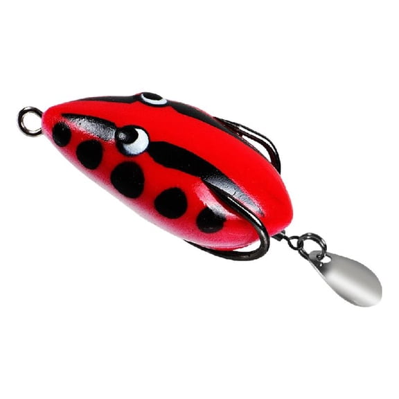 1. 4CM Soft PVC Simulated Fishing Lures with Hook Topwater Crankbait Tackle Baits