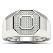 IMPERIAL 1/4Ct TDW Diamond S925 Sterling Silver Men's Ring