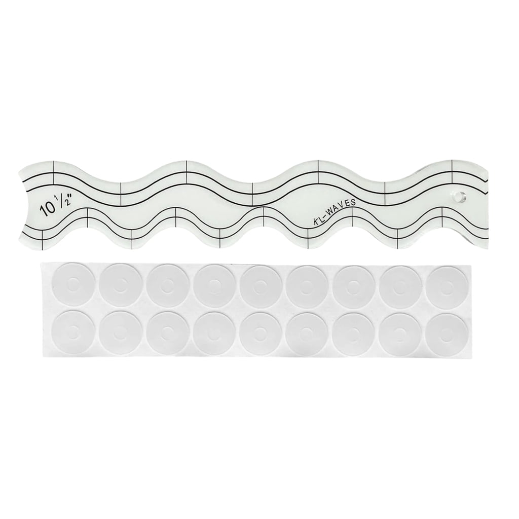 Wavy Shaped Quilting Templates Ruler Tool Clear Acrylic Quilting Rulers