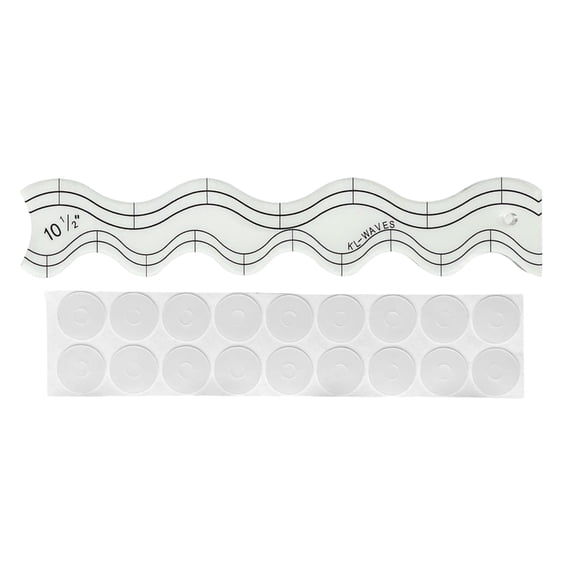 Wavy Shaped Quilting Templates Ruler Tool Clear Acrylic Quilting Rulers For Sewing Machine Patchwork Sewing And Splicing