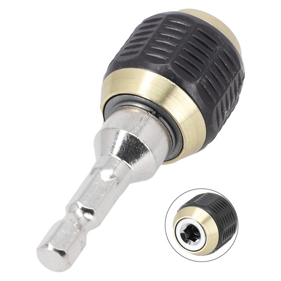 1 4In Hex Handle Connecting Rod Large Head-Up Coupling Drill Bit Quick Change Adapter Converter For Charging Electric Drill