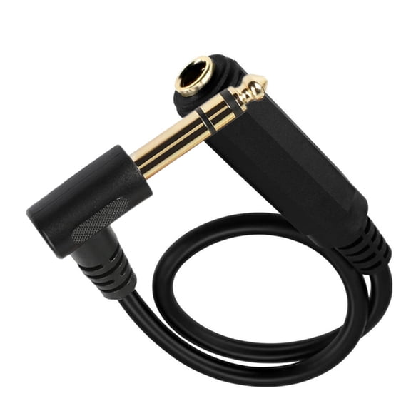 1/4In TRS Instrument Cable 6.5mm Male to 6.3SP Auditory Interconnects Balanced Stereo Auditory Cable for Electric Guitar