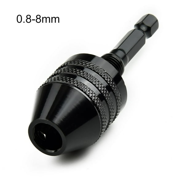 1/4Inch Keyless Chuck Conversion Hex Shank Adapter Drill Bit Quick Change Driver