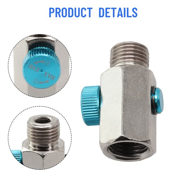 1/4Inch Npt Inline Regulator Alloy Steel Compressed Air Pressure Valve Tool