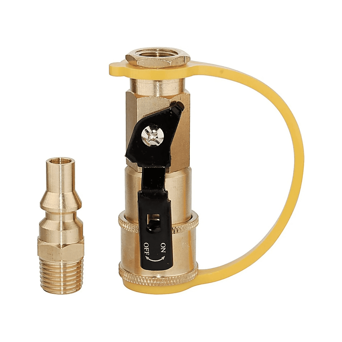 1/4Inch RV Propane Quick Adapter for Propane Hose, Propane or Natural