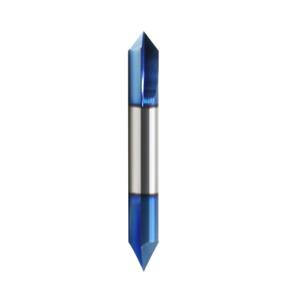 1/4Inch Shank Carbide Double Ended V Grooves Bit Metal Cutting Drill For Accurate Woodworking With 60 And 90 Angles