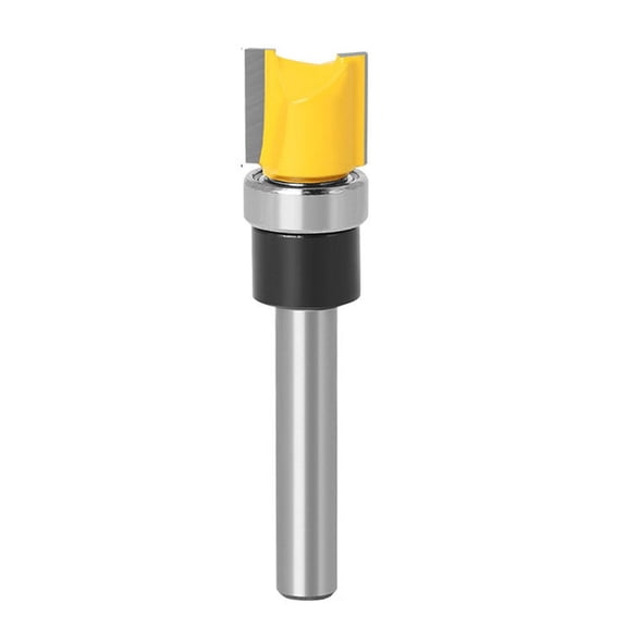 1/4Inch Shank Flush Trim Template Router Bit Pattern Woodworking Milling Cutter 1/4*1/2*10