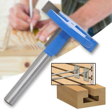 1/4Inch Shank T Slot Router Bit T-Track Woodwork Milling Cutter Carbide Alloy, Electronics Gadgets