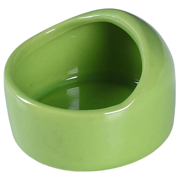 1-4PC Ceramic Hamster Bowl No Spill No Turnover Small Animal Food Dish Feeder for Hedgehog Guinea Pig Rodent Gerbil Cavy Mice Rabbit Squirrel Reptile Durable Feed Station
